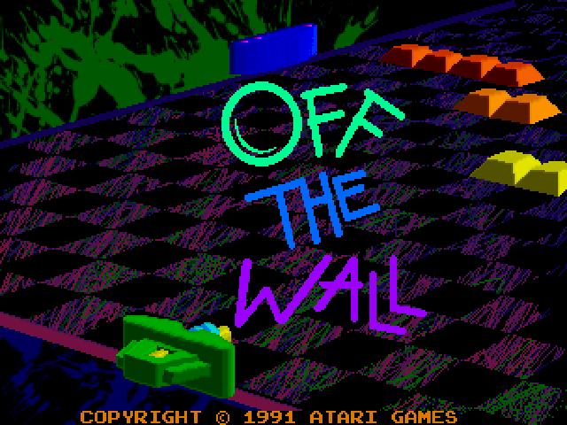 Off the Wall (2-player cocktail) Title Screen